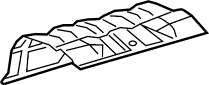 View 5804106020 Shield. Heat. Insulator. (Rear) Full-Sized Product Image