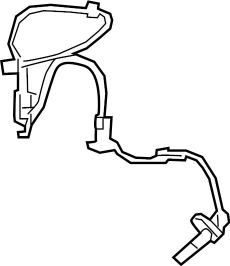 View 8954206081 ABS Wheel Speed Sensor (Right, Front) Full-Sized Product Image