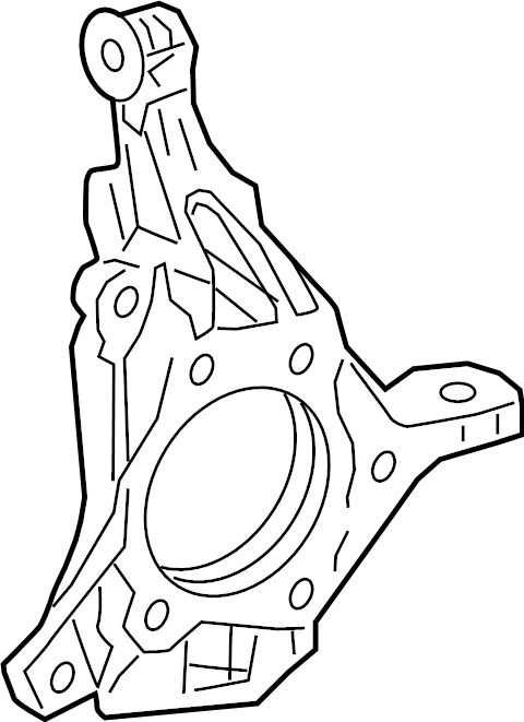 View 4321106260 Steering Knuckle (Right) Full-Sized Product Image