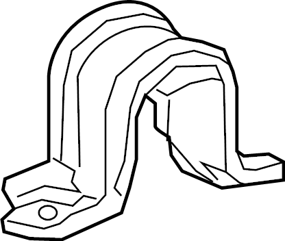 View 4882406130 Suspension Stabilizer Bar Bracket Full-Sized Product Image