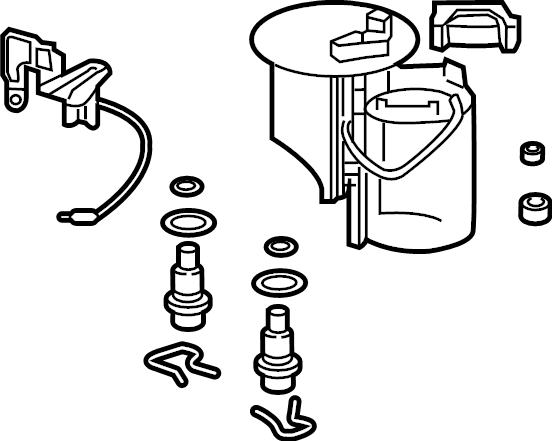 View 7702006530 Fuel. Pump. and Sender Assembly. Electric. TUBE ASSEMBLY, SUCT.  Full-Sized Product Image