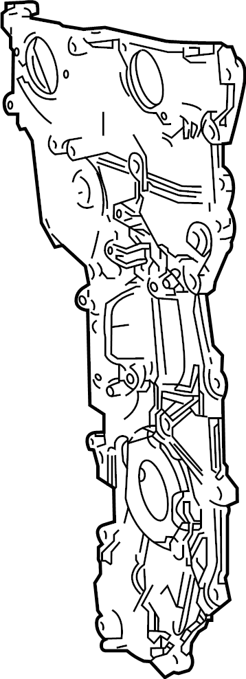 View 11320F0040 Engine Timing Cover (Front, Upper) Full-Sized Product Image