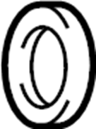 View 17451F0100 Gasket. Pipe. Muffler. (Front, Rear) Full-Sized Product Image