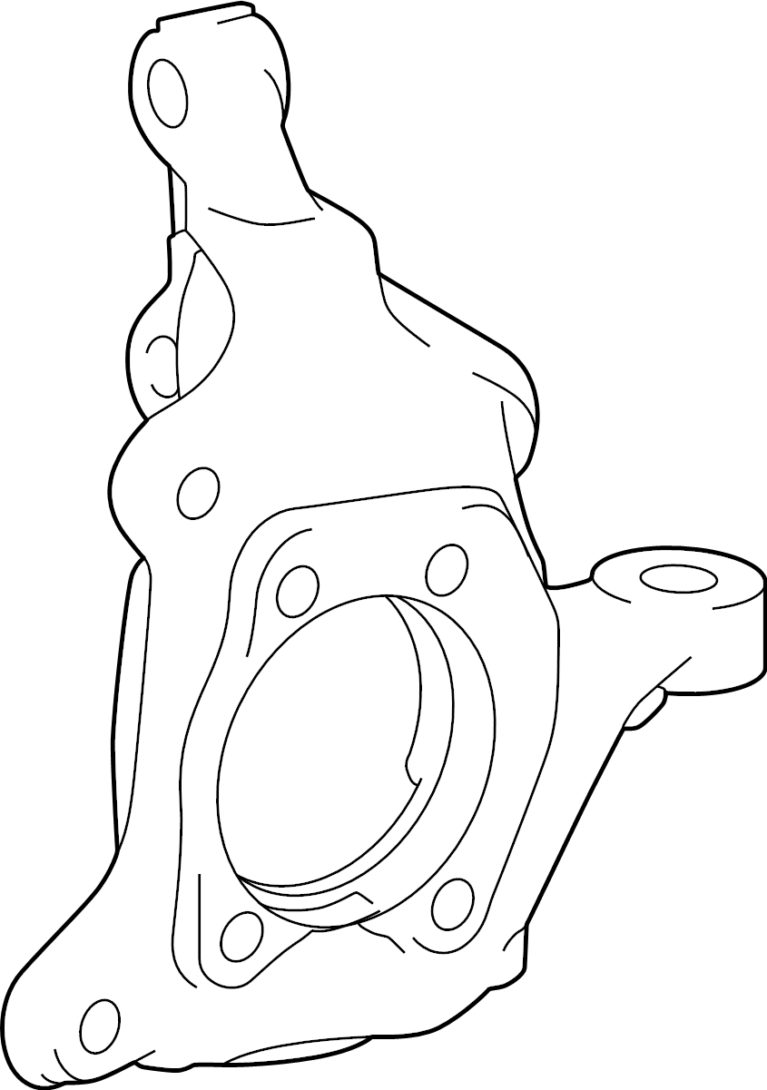 View 432010E010 Steering Knuckle Full-Sized Product Image