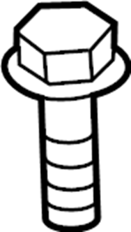View 90105A0383 Suspension Control Arm Bolt (Front, Upper, Lower) Full-Sized Product Image