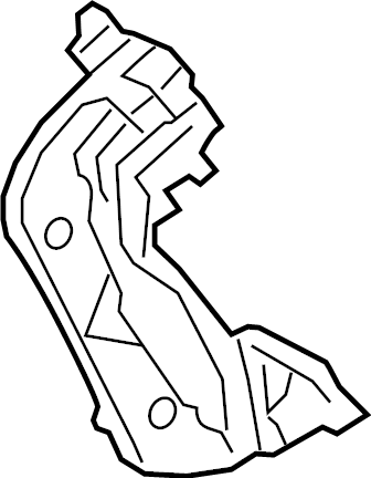 View 4782248160 Disc Brake Caliper Bracket (Rear) Full-Sized Product Image