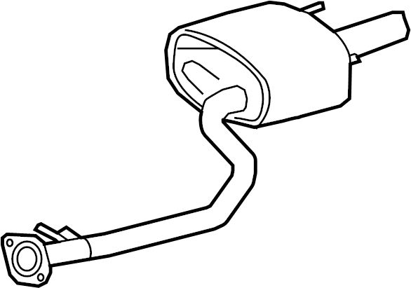 View 1743031D50 Exhaust Muffler (Rear) Full-Sized Product Image