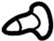 View 9046707198C0 CLIP(FOR FLOOR CARPET, REAR) Full-Sized Product Image