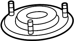 View 4875550100 Support. Shock. BRACKET. Mount.  Full-Sized Product Image