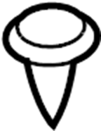 View 9046705116 Cover. Clip. Bumper. Retainer. (Upper, Lower) Full-Sized Product Image