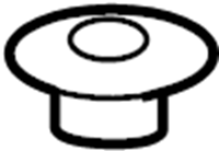 View 90171A0012 Nut. Arm. Control. Castle. (Front, Upper, Lower) Full-Sized Product Image