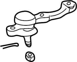 View 4333039535 Suspension Ball Joint (Lower) Full-Sized Product Image