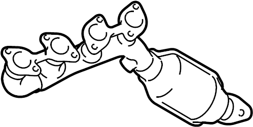View 1710450180 Catalytic Converter with Integrated Exhaust Manifold Full-Sized Product Image