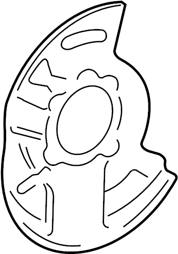 View 4778160120 Brake Dust Shield Full-Sized Product Image