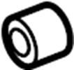 View 90389A0001 Bushing. Suspension. Shock. Strut. Absorber. (Lower) Full-Sized Product Image