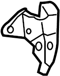View 5328460010 Radiator Support Panel Reinforcement (Front, Upper, Lower) Full-Sized Product Image