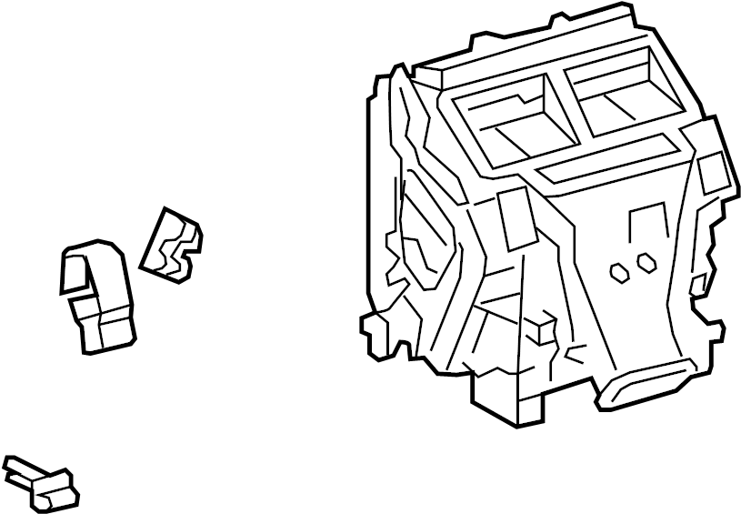 View 8705060570 HVAC Unit Case Assembly Full-Sized Product Image