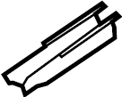 View 8781835020 Interior Rear View Mirror Cover (Front, Lower) Full-Sized Product Image
