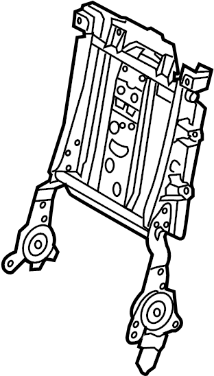 View 7930435010 Seat Back Frame Full-Sized Product Image