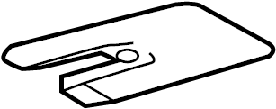 View 7215760160C0 Seat Track Cover Full-Sized Product Image