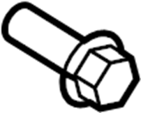 View 9010512340 Suspension Control Arm Bolt (Rear, Upper, Lower) Full-Sized Product Image
