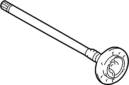 View 4231160242 Drive Axle Shaft (Rear) Full-Sized Product Image