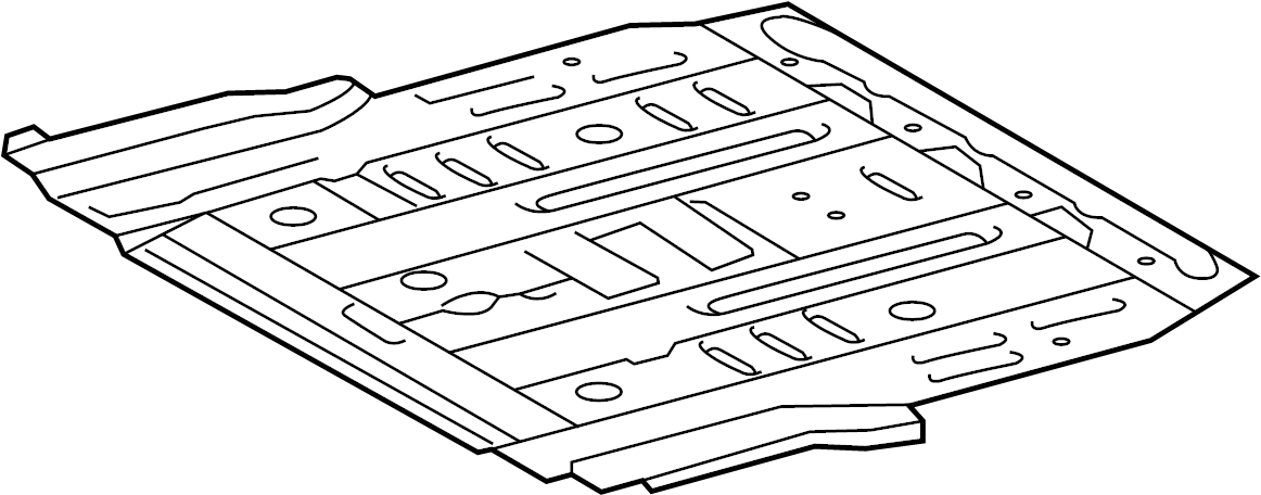 View 5831160B40 Floor Pan (Rear) Full-Sized Product Image
