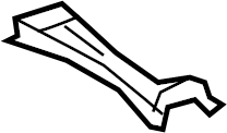 View 5753330060 Bracket. (Front) Full-Sized Product Image
