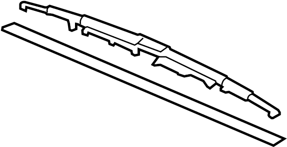 View 8522233241 Windshield Wiper Blade (Left, Front) Full-Sized Product Image