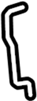 View 6931230120 Door Lock Operating Rod (Front) Full-Sized Product Image