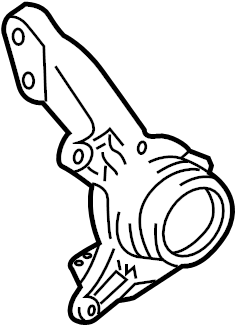 View 4321258020 Steering Knuckle (Left) Full-Sized Product Image