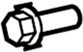 View 9008011167 Bolt. Washer. Reservoir.  Full-Sized Product Image