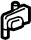 View 849200E010A0 Seat Lumbar Switch Full-Sized Product Image