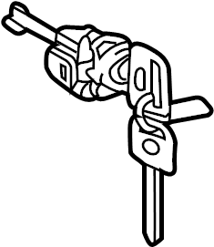 View 690520E010 Door Lock Cylinder Full-Sized Product Image