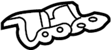 View 7721748050 Fuel Filler Neck Bracket (Front) Full-Sized Product Image