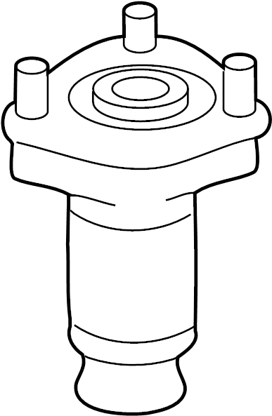 View 487600E010 Suspension Strut Mount (Rear, Upper) Full-Sized Product Image