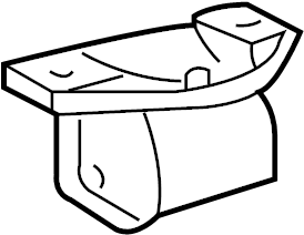 View 510740E010 Suspension Subframe Reinforcement Bracket (Front, Rear, Lower) Full-Sized Product Image