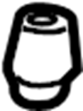 View 533840R030 Hood Stop Buffer (Upper) Full-Sized Product Image