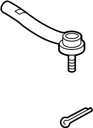 View 4547049025 Steering Tie Rod End (Left) Full-Sized Product Image