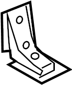 View 583410E010 Floor Pan Bracket (Front, Rear, Lower) Full-Sized Product Image