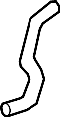 View 1626124030 Engine Coolant Overflow Hose Full-Sized Product Image