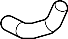 View 1629524020 Hose. Coolant. Water BY - Passenger. Engine. Radiator. (Lower) Full-Sized Product Image