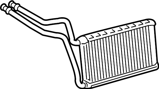 View 8710747080 HVAC Heater Core Full-Sized Product Image
