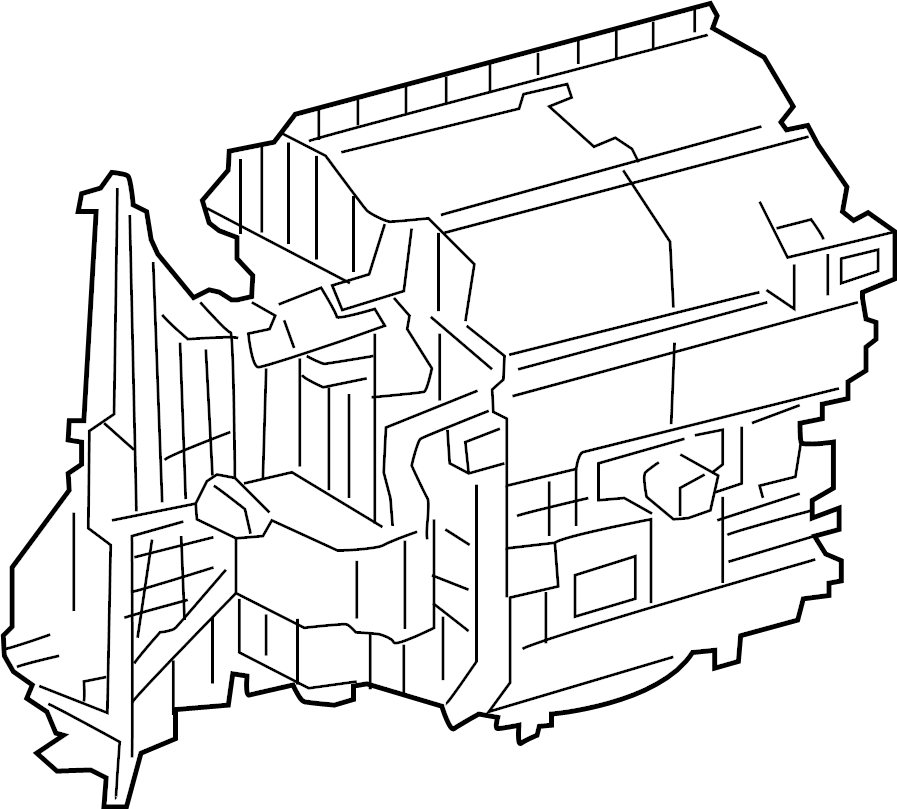 View 8713047290 HVAC Blower Case Assembly Full-Sized Product Image