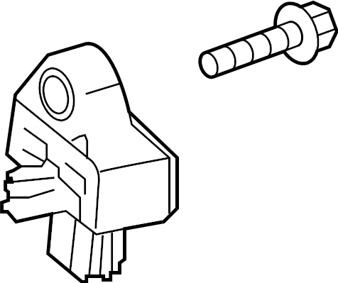 View 8917349495 Air Bag Impact Sensor (Front) Full-Sized Product Image