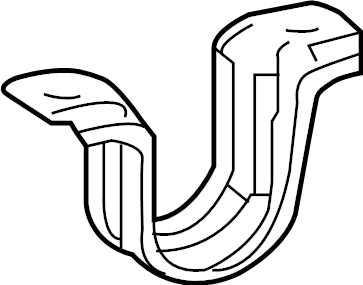 View 4883206060 Suspension Stabilizer Bar Bracket (Rear, Lower) Full-Sized Product Image
