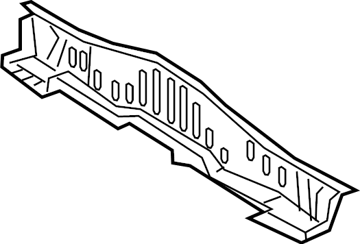 View 5740710070 Floor Pan Crossmember (Front, Upper) Full-Sized Product Image
