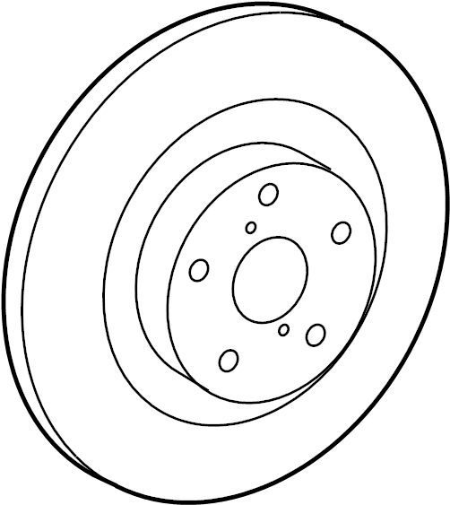 View 4351650020 Disc Brake Rotor (Left, Front) Full-Sized Product Image