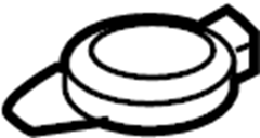 View 8531610270 Washer Fluid Reservoir Cap Full-Sized Product Image