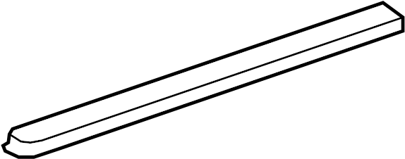 View 6817350020 Door Window Belt Weatherstrip (Rear) Full-Sized Product Image